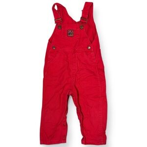 Vintage Perfect Pals Red Overalls – 24M